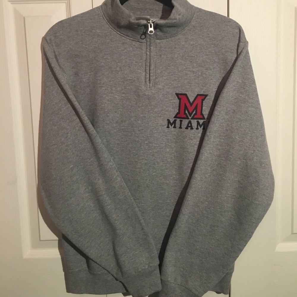 Miami University 1/4 Zip Sweatshirt